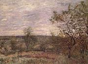 Alfred Sisley Windy Day in Veno France oil painting artist